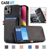 Caseist Creative Jeans Canvas Phone Case with Creder Card Cash Slot Holder Pocket Wallet Weather Leather Magnetic Back Cover for iPhone 15 14 13 12 11 Pro Max XS XR 8 7 Plus