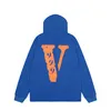 VLONE Sweat à capuche Nouveau tissu en coton Lycra pour hommes et femmes réfléchissant lumineux à manches longues décontracté classique mode tendance sweat à capuche pour hommes taille américaine S-XL 671