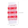 Vêtements pour chiens 4pcs tricotés - chaussettes chaudes d'hiver protecteur de jarret de neige de Noël pour petits chiens de taille moyenne chats