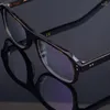 Marcos de gafas de sol Kingsman Marco de anteojos con estuche Retro Hecho a mano Acetato Retangle Eyewear para hombres Agente Eggsy Gafas