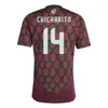 2024/25 Op Tailândia Qualidade México Copa América Raul Chicharito Camisas de Futebol Lozano Dos Homens Crianças Camisas de Futebol Uniformes Fãs