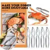30 Pack Nut Bulk and Heavy Duty Crab Leg Claw Crackers Opener Tool for Nuts Shellfish Seafood Home Restaurant Kitchen Crumbled Tools
