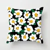 Pillow Yellow Green Hipster Little Daisy Cover Simple Nordic Geometry Pillowcase Sofa Chairs Throw Pillows Modern Fashion Decor