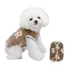 Köpek giyim sıcak ceket polar evcil hayvan giysileri pazen geri dönüşümlü ceket küçük için ayı baskısı