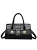 Grensoverschrijdende groothandel modemerk handtassen krokodilpatroon handheld luchttextuur damestas nieuwe mode en elegante schoudertas met één schouder voor dames