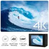 울트라 HD 4K 액션 카메라 1080p/30fps Wi-Fi 2.0 인치 170d 수중 방수 헬멧 비디오 녹화 카메라 스포츠 캠 프로 240304