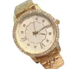 Ladies Watch Quartz Battery Diamonds Bezel Women Watches High Quality Unique Art Style Montre Luxe Plated Silver rostfritt stål Iced Out Watch 32mm SB069 C4