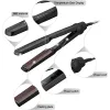 Irons Corn Curly Hair Curler Flat Iron and Curler 2 in 1 Professional with Ceramic Plate Heat Up and Style Fast for All Hair Types