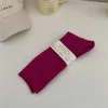 Chaussettes chaudes pour femmes, durables, douces, respirantes, couleur unie, sport, coton épais, rétro, uni, confortables