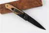 DA44 Överlevnadsfickfolk Kniv trähandtag titanfinish Blad Taktiska knivar EDC -fickor knivar x49 x50 BM42