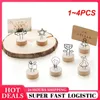 Frames 1-4PCS Note Holder Creative Simple Home Decoration Ornaments Paper Clamp Po Durable Vintage Card Holders Picture Stand