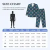 Men's Sleepwear Gothic Skull Pajama Sets Spring Hipster Modern Comfortable Leisure Two Piece Casual Oversized Design Nightwear Gift