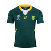 19 South Africa World Cup Home Rugby Jersey Sport Casual Top Mens Kurzarm T-Shirt