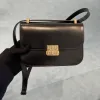 Senhora bolsa de ombro bolsa de luxo designer mulheres mens instantâneo real bolsa de mão de couro embreagem flap pochette preto sling crossbody sacos de viagem