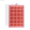 Glassverktyg 24 Cavity Rectangle Soap Silicone Formar Ice Tray Jelly Caramel Candy Chocolate Truffles Mold Matdekoration Verktyg för kök L240319