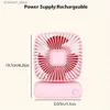 Elektryczne wentylatory 1 Mini Desktop Fan Outdoor Portable Mały wentylator ręczny i komputer stacjonarny biuro i szkolny dom do domu wentylator letni 240320