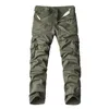 Pantalons pour hommes 2024 Misniki Arrivées Coton Hommes Cargo Camouflage Militaire Armée Travail Multiples Poches Salopette Drop AXP104