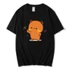 Anime Cartoon Frauen Männer T Shirt Panda Bär Bubu und Dudu Kawaii Grafik Gedruckt T Shirt Fi Rundhals Plus größe Shirts L-4XL