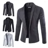 Giacche da uomo Cappotto da uomo Elegante giacca casual con colletto rovesciato 3 colori Business Slim Fit manica lunga per lavorare