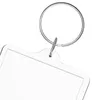 Keychains 12x Po Gifts Pendant Clear Souvenir Key Chains Frame Holder Insert Keyrings