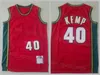 Mens Basketball Vintage Gary Payton Jersey 20 Throwback Kevin Durant 35 Shawn Kemp 40 Team Red Blue Whot