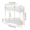 Storage Boxes Bathroom Corner Organizer Shelf Home Makeup Skincare Shampoo Lipstick Tabletop Holder Cosmetic Desk Kitchen Rack