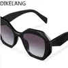 Zonnebrillen van hoge kwaliteit luxe merk mode en leuke zonnebril dames 2023 vintage ronde gepolariseerde UV-bril voor heren Gafas De Sol Lujo L240320