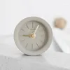 Bordklockor minimalistisk söt tyst skrivbordsklocka analog digital estetiskt kontor lyx modern nordisk reloj de mesa rum dekoration