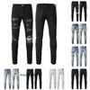 Herren Damen Designer Jeans Distressed Ripped Biker Slim Fit Motorrad Biker Denim Cargo Für Herren Damen Mode Herren Schwarze Hosen