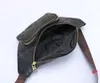 Wyg kvinnor män väska bumbag cross body midje bröstväskor khaki fanny pack bum mjuk läder lyx designer crossbody axel handväskor 33 cm