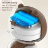 Electric Fans Mini charging fan 120 rotating USB handheld electric fan flameless fume hood baby stroller free delivery air coolerY240320