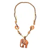 Hanger Kettingen Olifant Houten Mode-sieraden Voor Mannen Vrouwen Unisex Meisjes