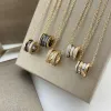 Luxury brand necklace designer for women fashionable new titanium steel pendant necklace high-quality 18k gold necklaces