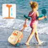 Sand Play Water Fun 2022 New Beach Toys for Kids Beach Toy Trolley Suit Beach Toy Suitcase Summer Play Water Spela Sand Toys Suitcase Set Gifts 240321