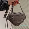 2024 coração motocicleta amor saco de ombro feminino couro crossbody designer saco legal moda sacos senhora bonito bolsa