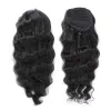 Wigs 28 30 Inches Kinky Curly Ponytail Human Hair Brazilian With Afro Clip In Hair Extensions Remy Hair Long Drawstring Ponytail