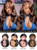 Perruque Lace Front Wig Body Wave naturelle Remy, cheveux naturels, brun chocolat, 13x4, Transparent HD, pre-plucked, couleur