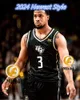 سي جيه ووكر 2024 XII UCF Knights كرة السلة جيرسي تايلور هندريكس سي جيه.