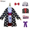 cosplay Anime Kostuums Nico Cosplay Kom Womens Kimono Set Halloween Carnaval SetC24321