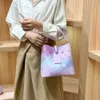 Bucket Bag Designer Hot Sale Gradient Rainbow Bag Fashionable and Trendy Womens High Grade Large Capacity Shoulder Crossbody Handbag for Women