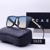 Q6jk Luxus-Designer-Sonnenbrille mit klassischen Metall-Buchstabenbeinen für Damen, Outdoor-Reisen, Anti-Helligkeit, mit Originalverpackung