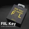 Cell Phone Earphones English version of FIIL Key Wireless Bluetooth 5.3 Earbuds TWS Dual Mic ENC Headphones Support App Dual Device Shifting Q240321