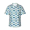 Chemises décontractées pour hommes Chemise d'été Vacances Mignon Ditsy Floral Blouses Fleur Imprimer Élégant Mâle Manches Courtes Streetwear Vêtements