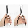 プライヤーMrshair Professional Hair Extension Pliers for Hair 4.5cm Deck Shape Stainless Steel Tape in Pliers人間工学に基づいた耐久性