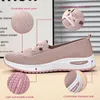 Scarpe Casual moda donna Sneakers piatte in mesh traspirante da passeggio 2024 calzature femminili rosa vulcanizzate da palestra