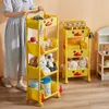 Scaffale per riporre giocattoli per bambini multistrato per uso domestico