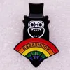 8 couleurs LGBT arc-en-ciel amour animaux mignons films d'anime jeux épingles en émail dur recueillir dessin animé broche sac à dos chapeau sac collier revers insignes