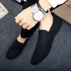 Sıradan Ayakkabı Erkekler Sonbahar Loafers Nefes Alabilir Yürüyüş Sürüş Hafif Tuval Moda Flats Ayakkabı