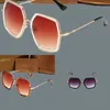 2024 high end designer sunglasses rectangle gradient metal hinge womens sunglasses men stylish outdoor shading discoloration uv400 sun glasses fa087 E4