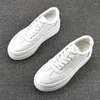 Casual Shoes Brand Designer Business Wedding Board Fashion Style Spring White Vulcanized Sneakers Thick Bottom Platform Tennis Spor Y54